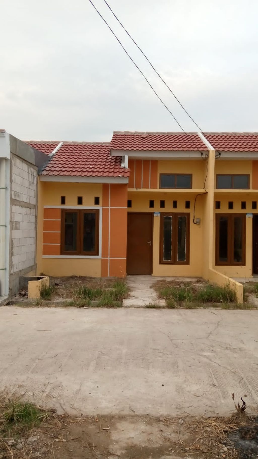 foto tampak rumah tipe 27"60 perumahan PILAR MAS PERSADA 2