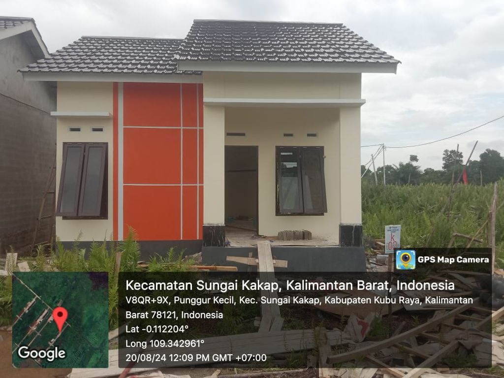 foto tampak rumah tipe 36 perumahan BUMI SERDAM INDAH BLOK KL