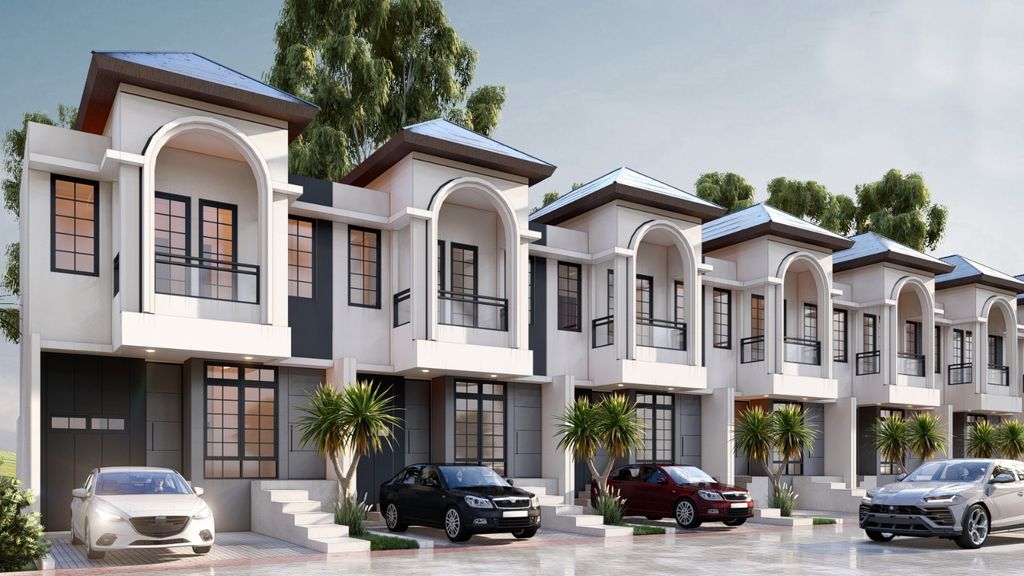 foto tampak rumah tipe T-60I perumahan GRAND ALEENA