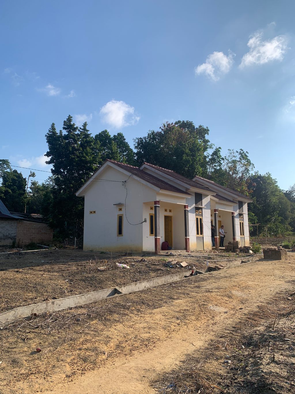 foto posisi tengah perumahan Merbau Residence
