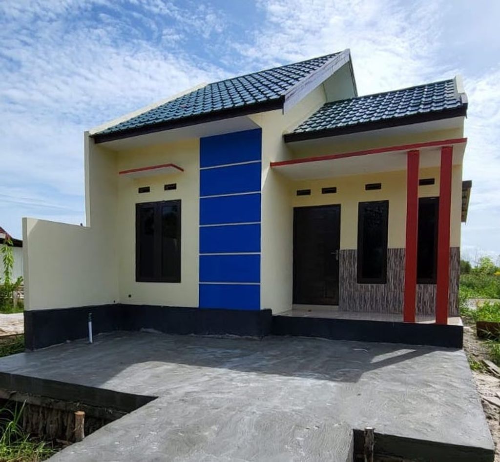 foto tampak rumah tipe 36+ perumahan ARYAGA ESTATE III