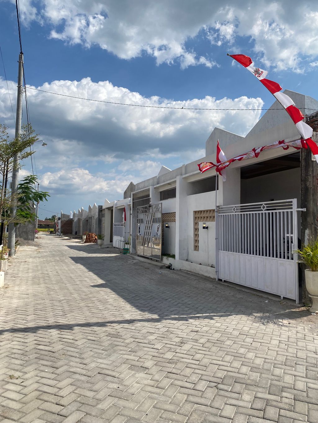 foto posisi tengah perumahan Mutiara Residence