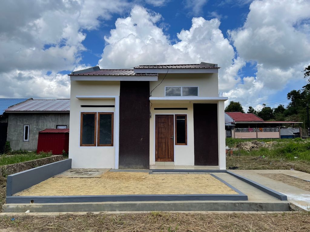 foto tampak rumah tipe 36 perumahan MANGGARAI RESIDENCE