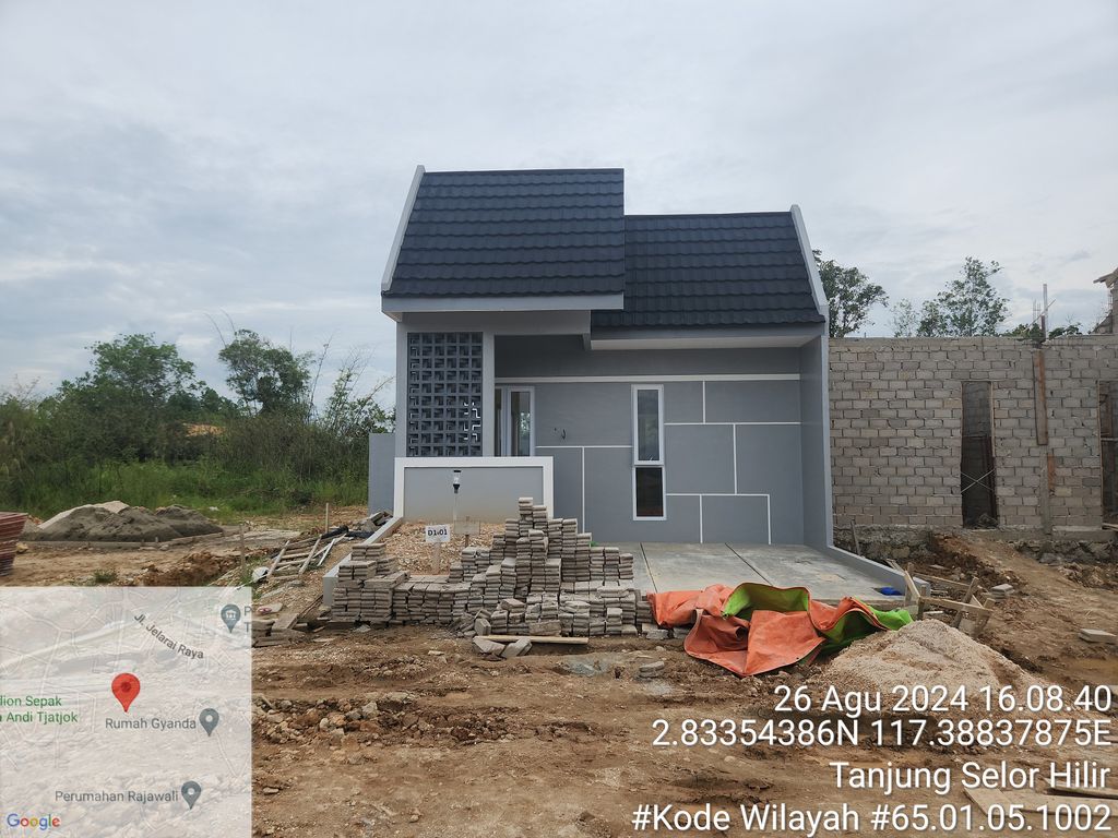 foto contoh rumah perumahan Nuanza Khatulistiwa Regency