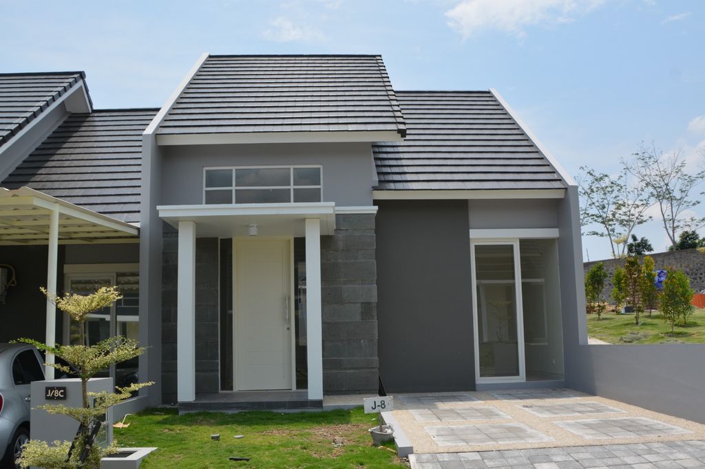 foto tampak rumah tipe 45 perumahan PERUMAHAN GRAND PELANGI CILEUNGSI