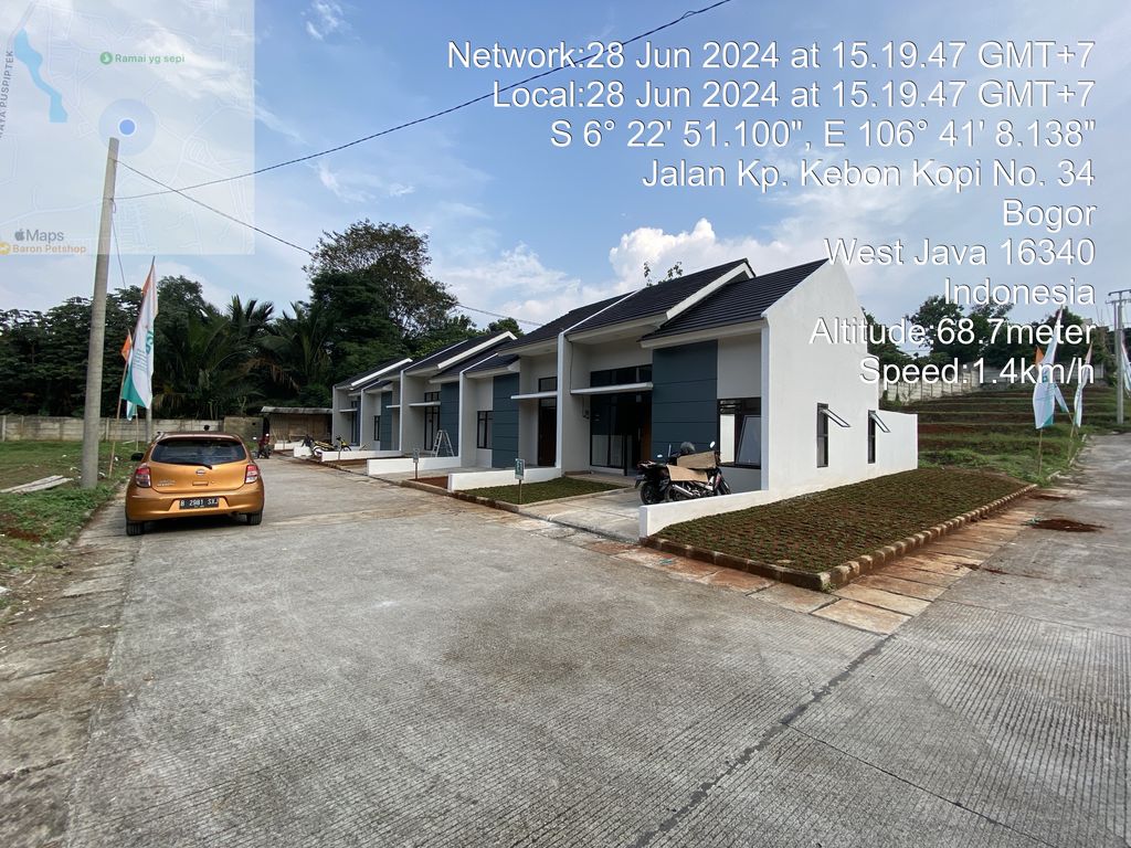 foto posisi tengah perumahan Serpong Village Residence