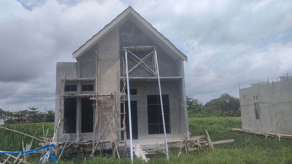 foto contoh rumah perumahan DSunny Emerald