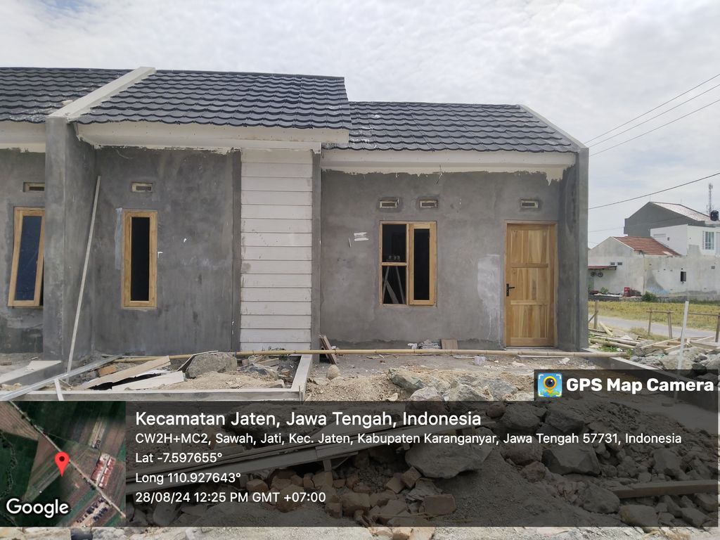 foto tampak rumah tipe C perumahan PURI KAHIYANGAN ASRI JATI