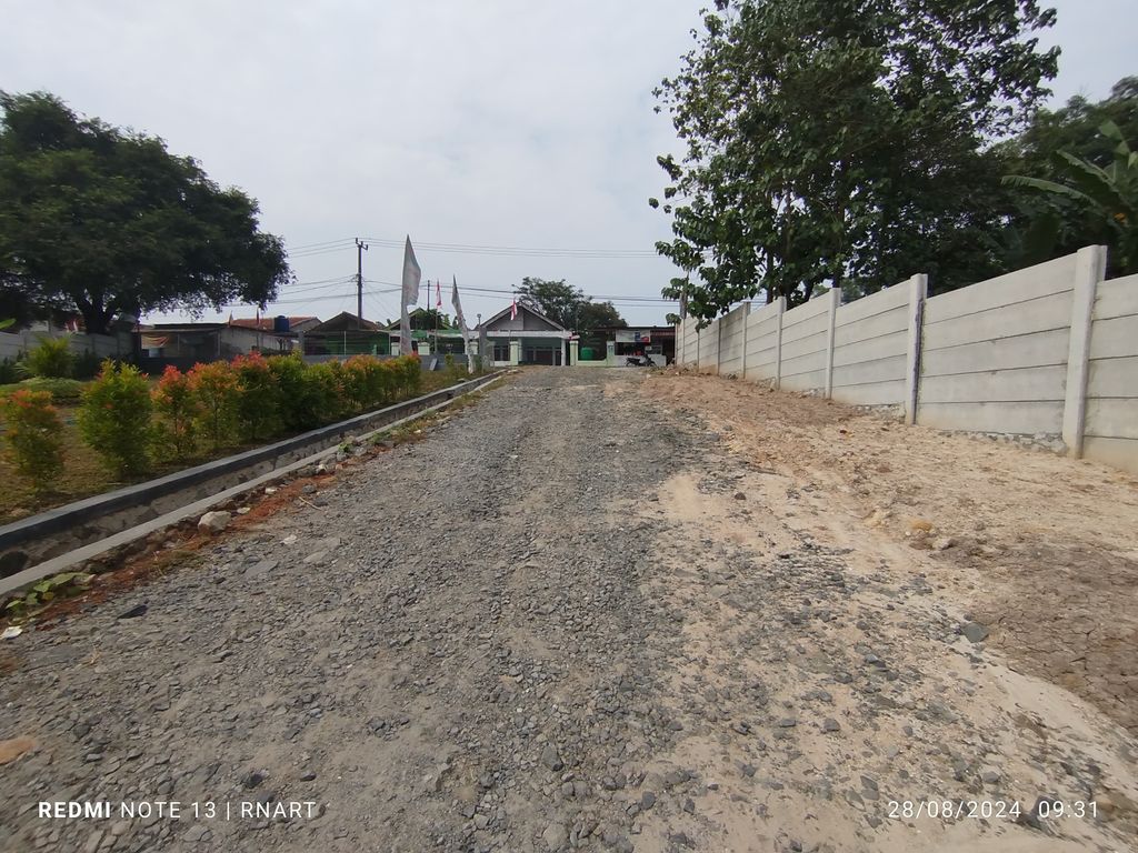 foto posisi tengah perumahan METRO PERSADA MARGASARI