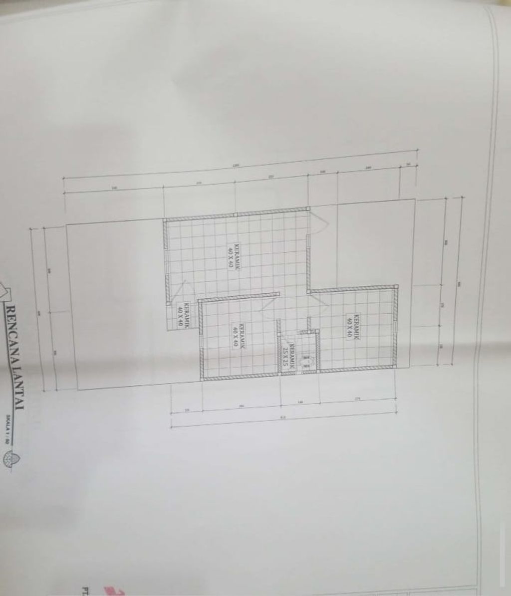 foto denah rumah tipe 36/91 perumahan AMAZONE RESIDENCE
