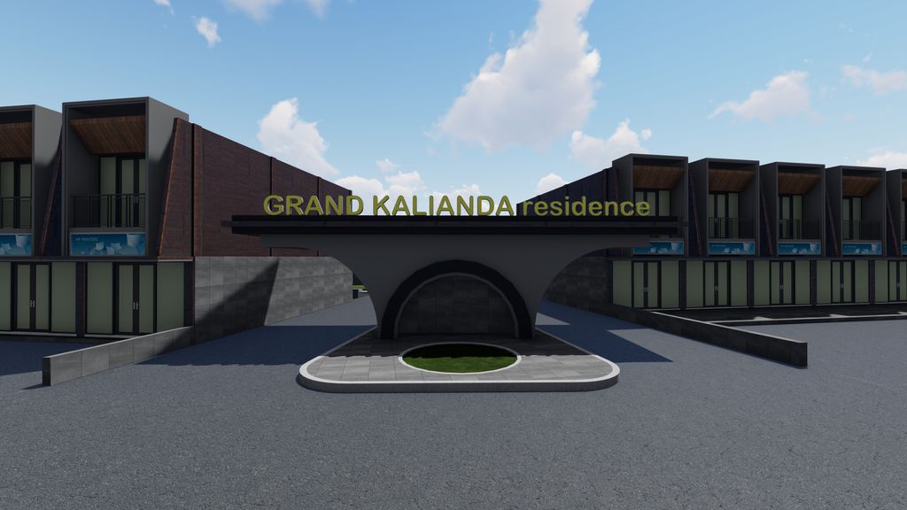 foto gerbang perumahan Grand Kalianda Residence