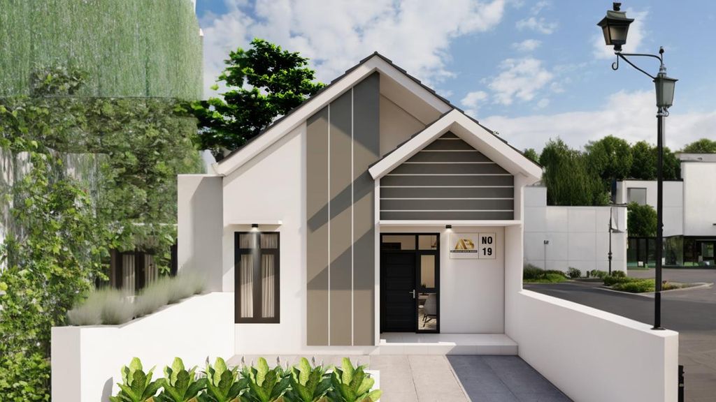 foto tampak rumah tipe 36 perumahan BAITUN SHOPIA 4