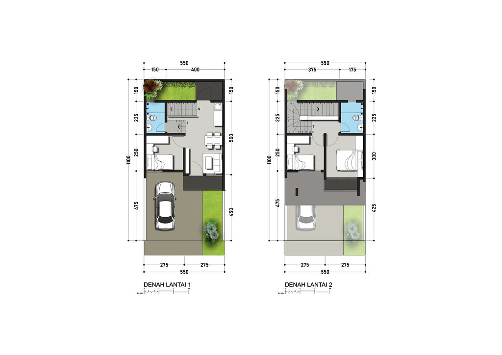 foto denah rumah tipe HOOK 62 Mora perumahan DE LORA