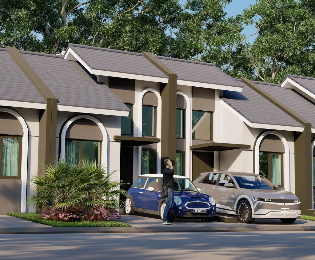 foto tampak rumah tipe 31/60 M5 New perumahan ROYAL SENTRALAND BTP