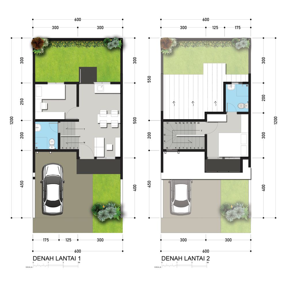 foto denah rumah tipe 50/72 M5 New perumahan ROYAL SENTRALAND BTP