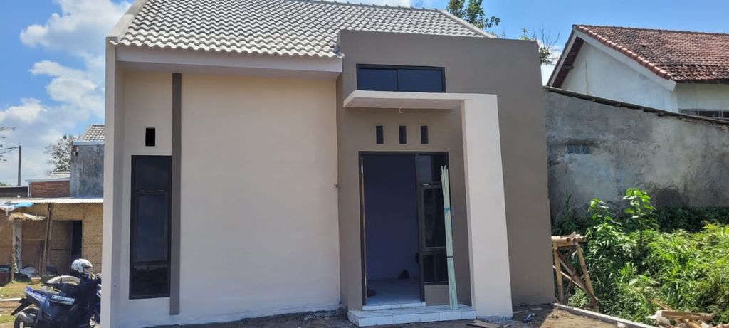 foto tampak rumah tipe 30/60 perumahan RAJAWALI RESIDENCE