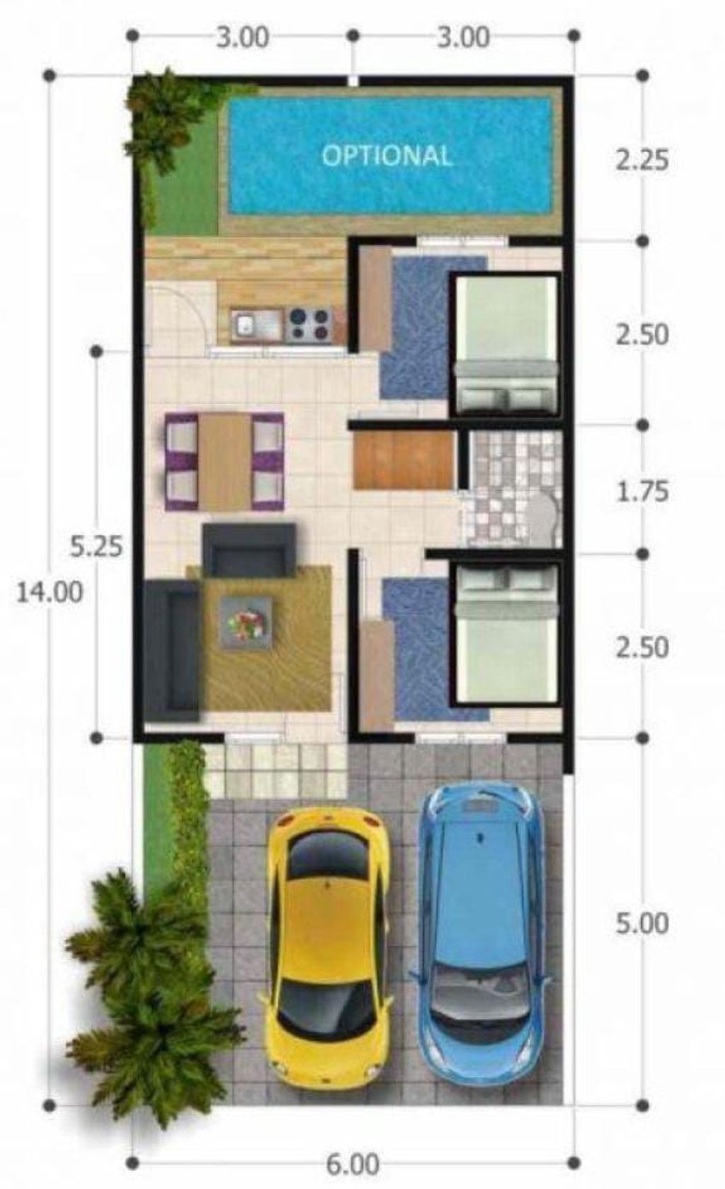 foto tampak rumah tipe TIGA PUTRI perumahan PERUMAHAN TIGA PUTRI RESIDENCE
