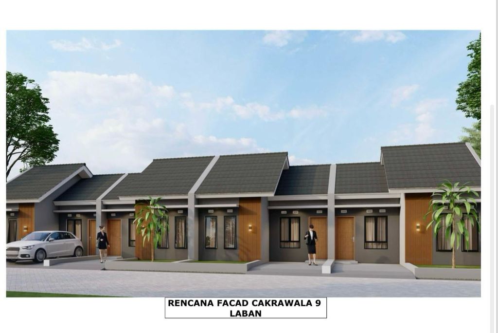 foto tampak rumah tipe 30 perumahan CAKRAWALA UTAMA RESIDENCE 9
