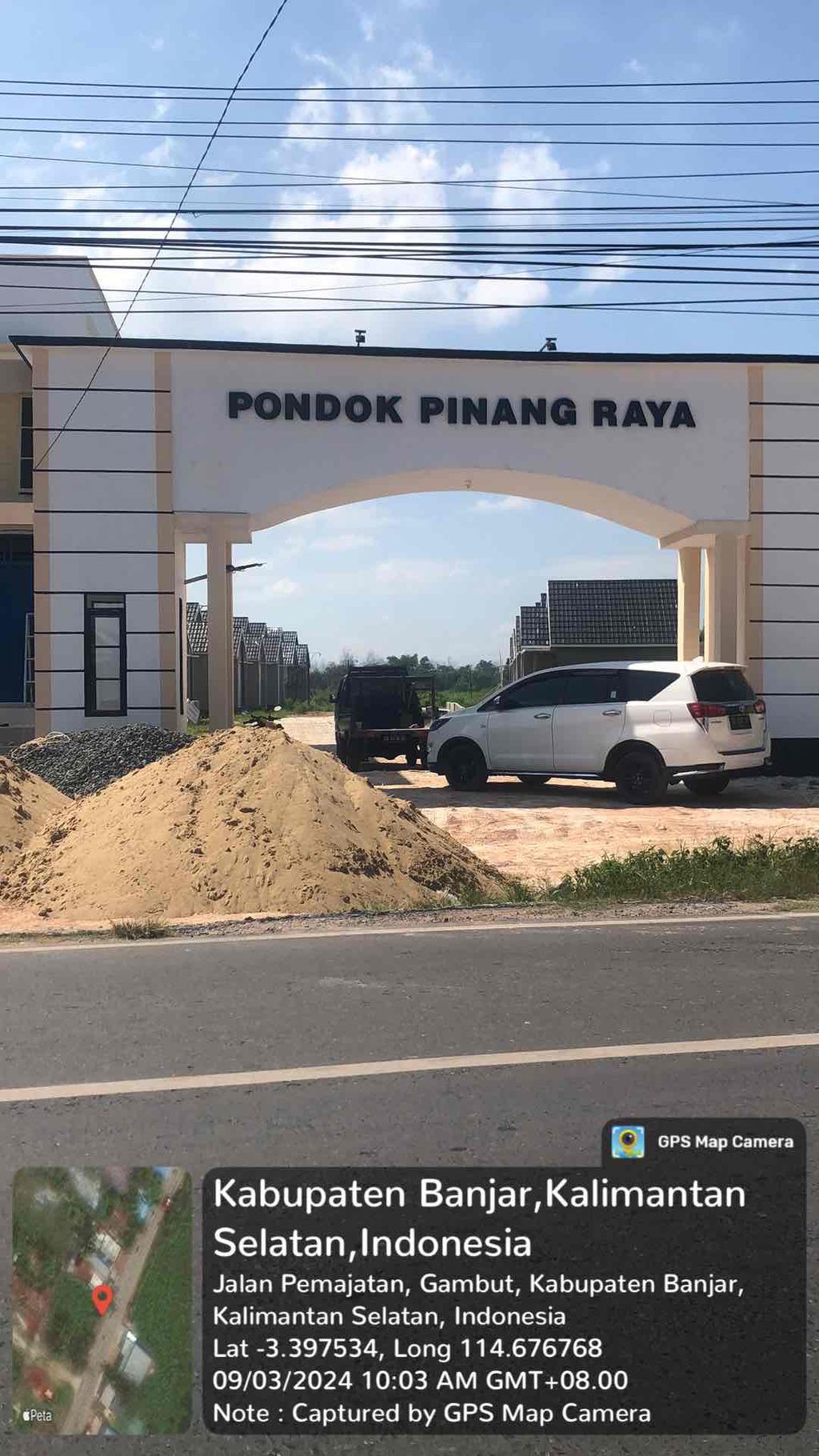 foto gerbang perumahan PONDOK PINANG RAYA
