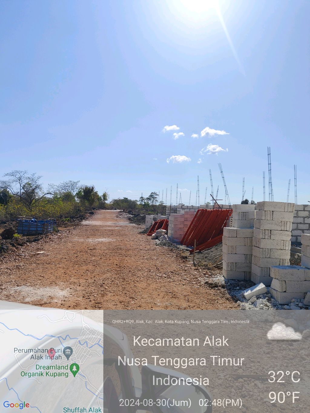 foto gerbang perumahan ALAK RESIDENCE