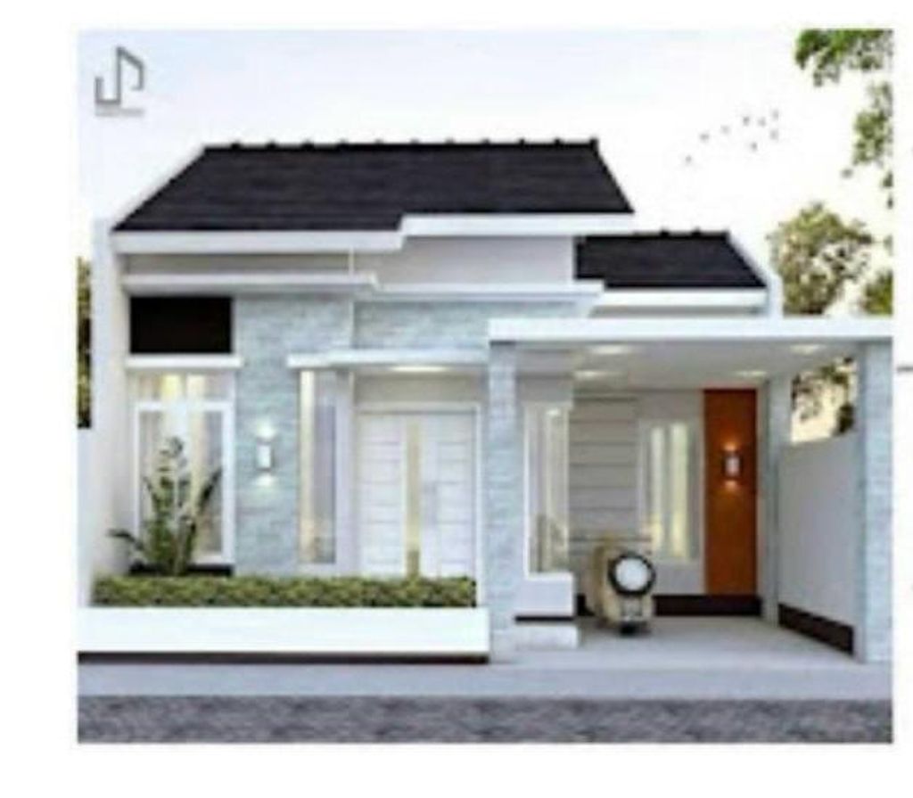 foto tampak rumah tipe T. 70 perumahan Borneo Land Property