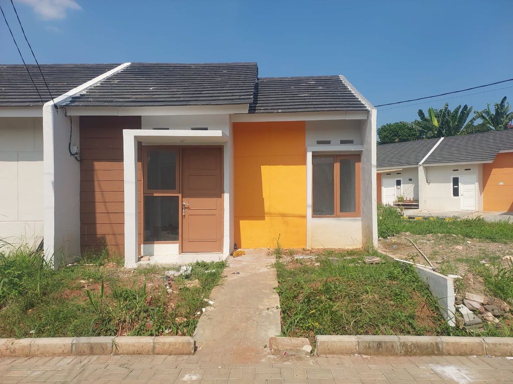 foto tampak rumah tipe 36/108. perumahan Gardenia 2 cileungsi