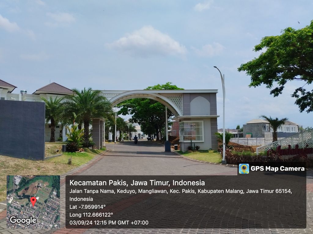 foto gerbang perumahan Grand PermataJingga Andalusia