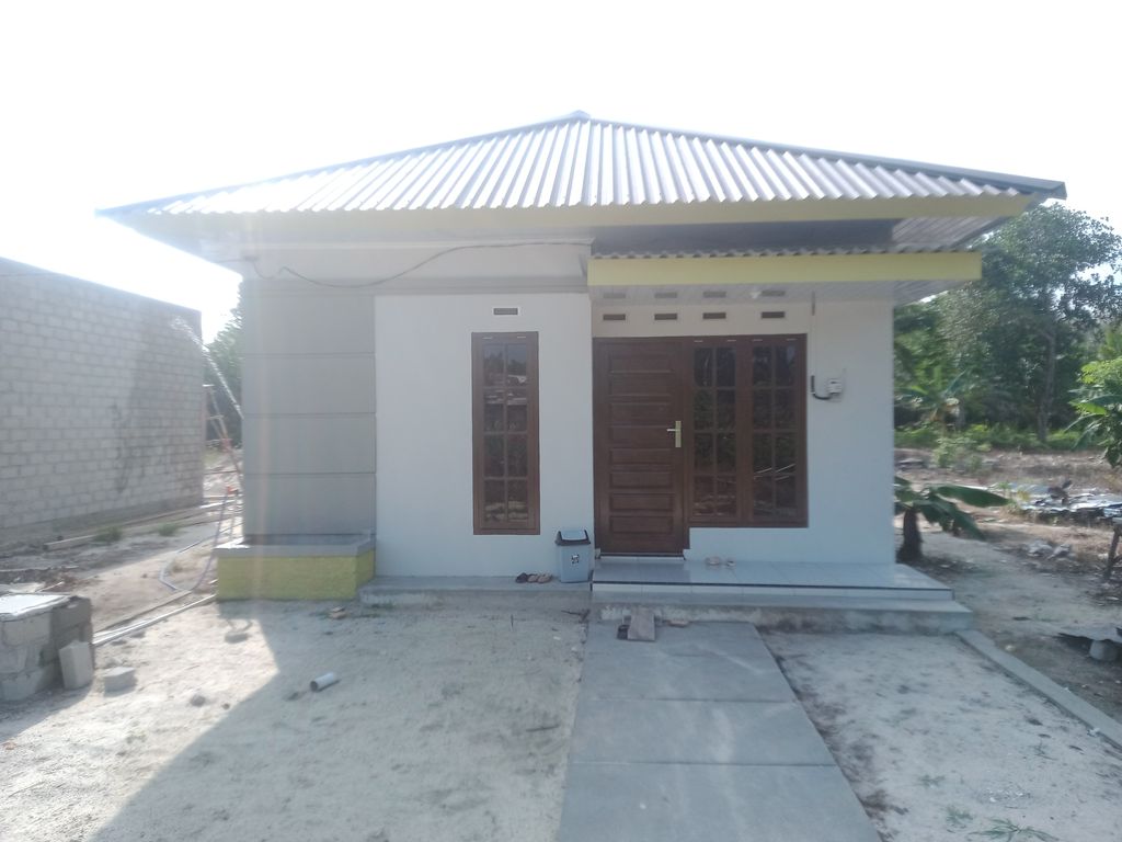 foto tampak rumah tipe 36 perumahan MONALISA RESIDEN