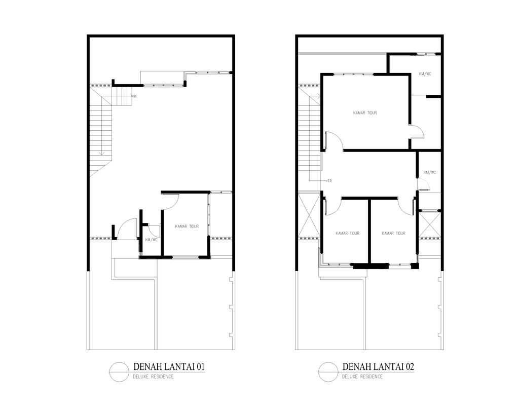 foto denah rumah tipe Deluxe perumahan Insignia Residence