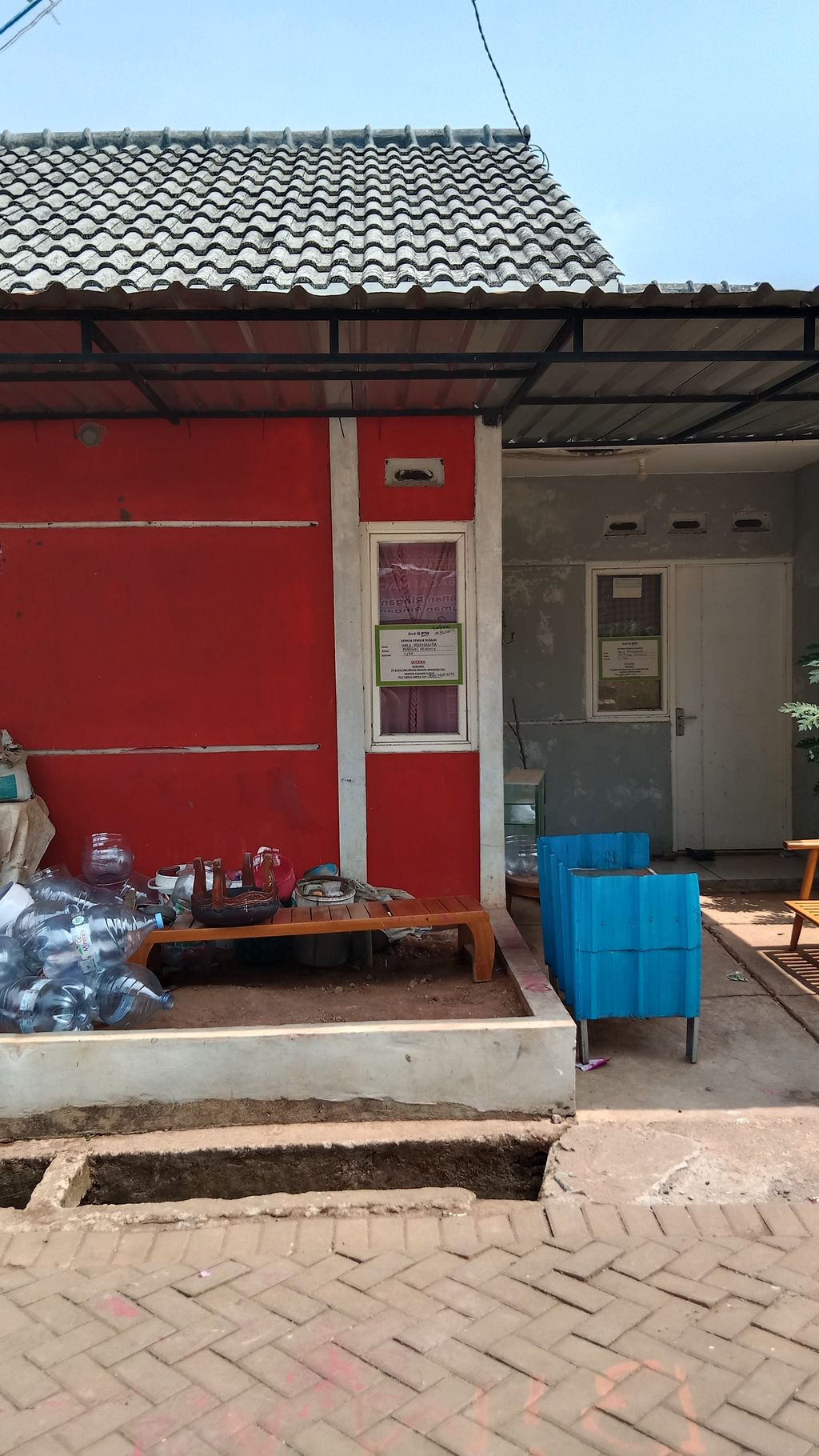 foto tampak rumah tipe 30/62 perumahan Perumahan Marison Regency Jepara