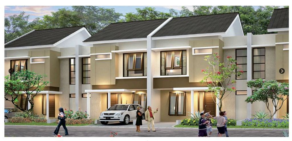 foto tampak rumah tipe NEO GARDENIA SUDUT perumahan GRAHA RAYA NEO GARDENIA LOKA