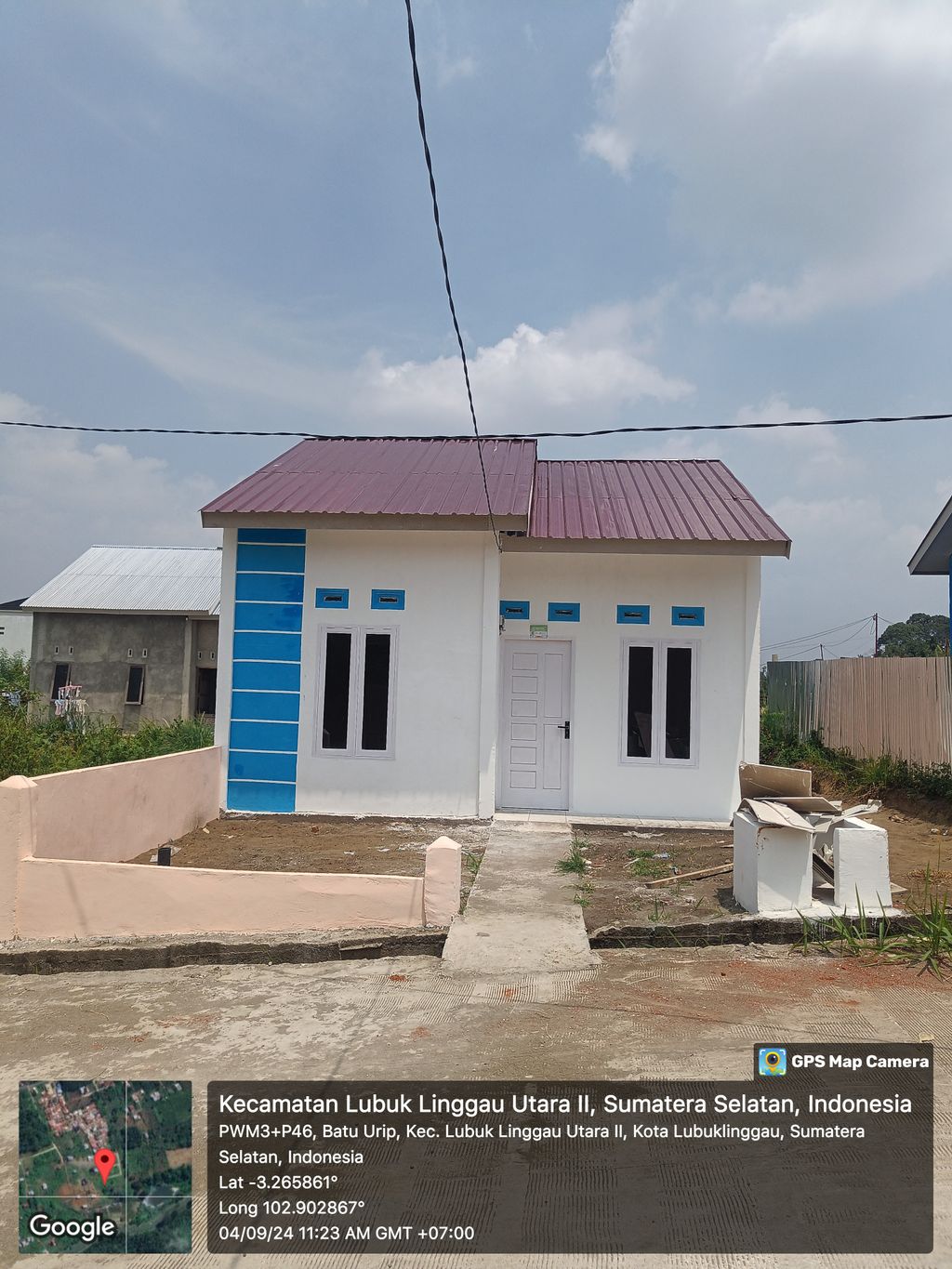 foto tampak rumah tipe 36 perumahan QITO RESIDENCE LANJUTAN