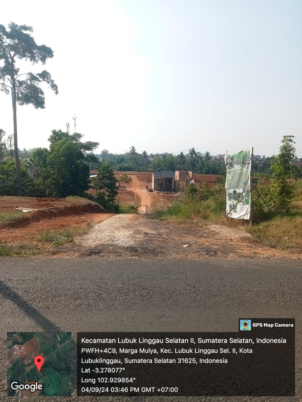 foto gerbang perumahan GARUDA LAND