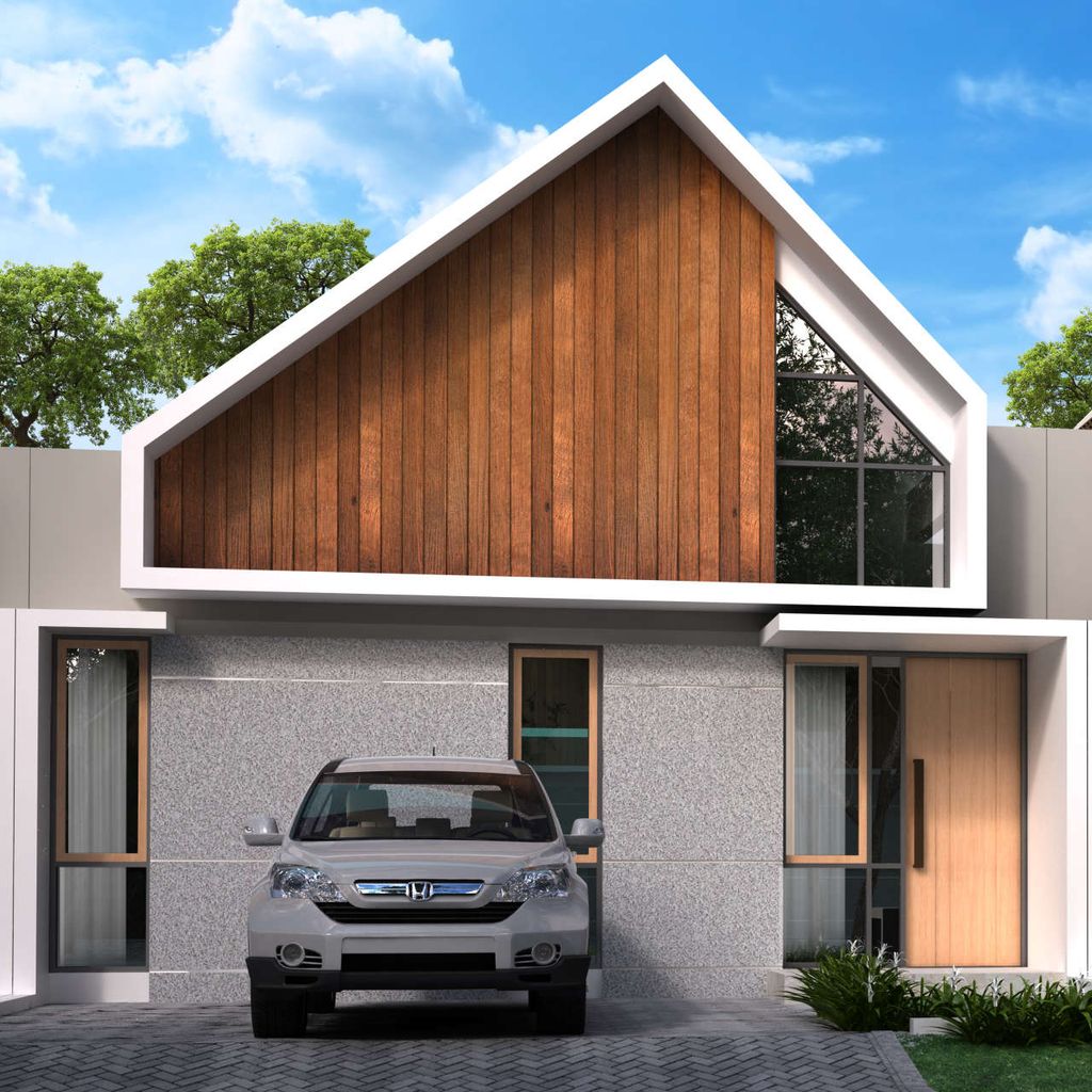 foto tampak rumah tipe CALISTA DELUXE perumahan GRAND ALEXANDRIA 2