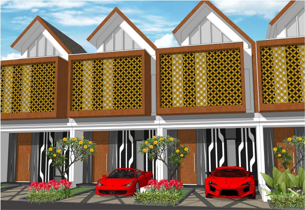 foto tampak rumah tipe The Villa perumahan Insignia Residence