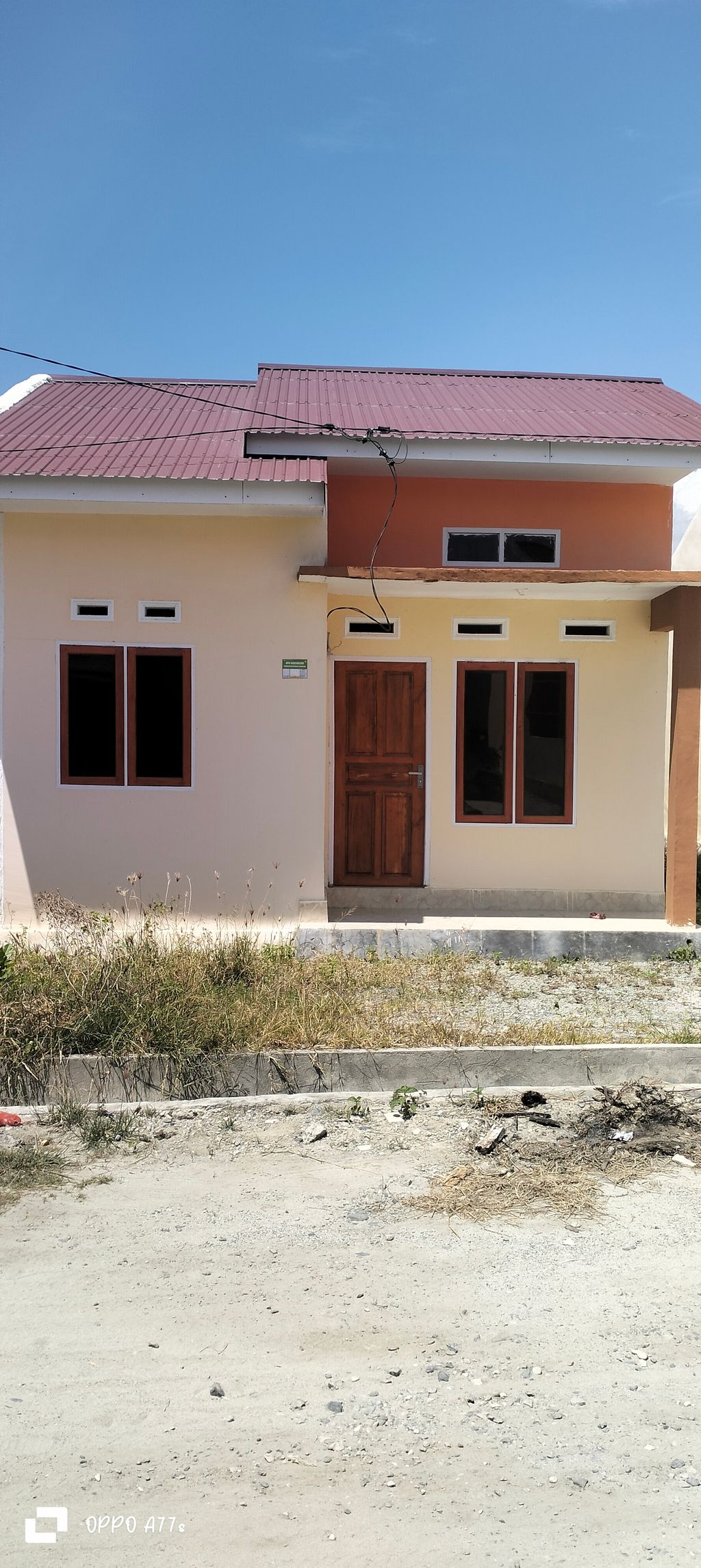 foto tampak rumah tipe SUBSIDI perumahan NABILA RESIDEN 2 TAHAP 3