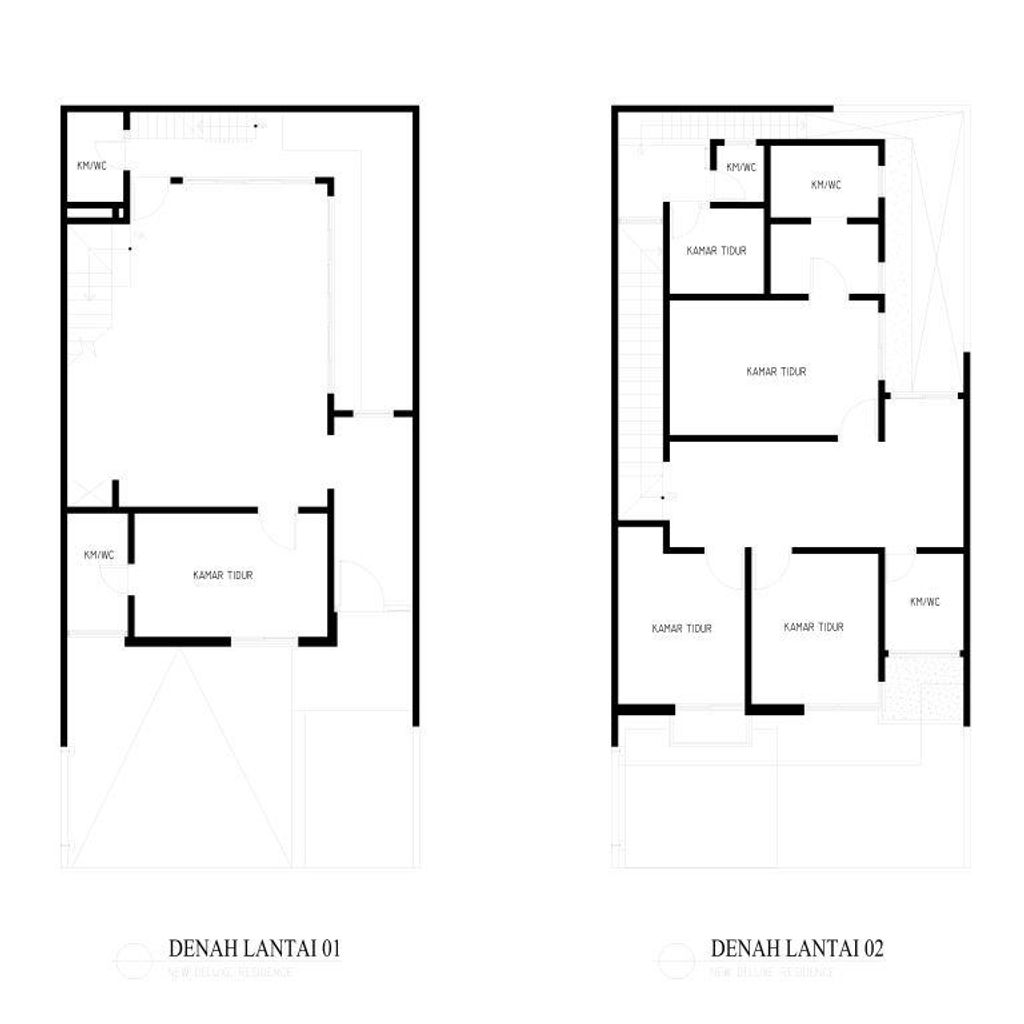 foto denah rumah tipe New Deluxe perumahan Insignia Residence