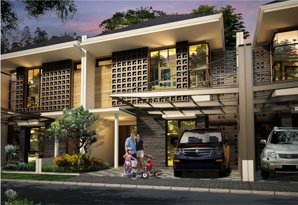 foto tampak rumah tipe New Suite perumahan Insignia Residence