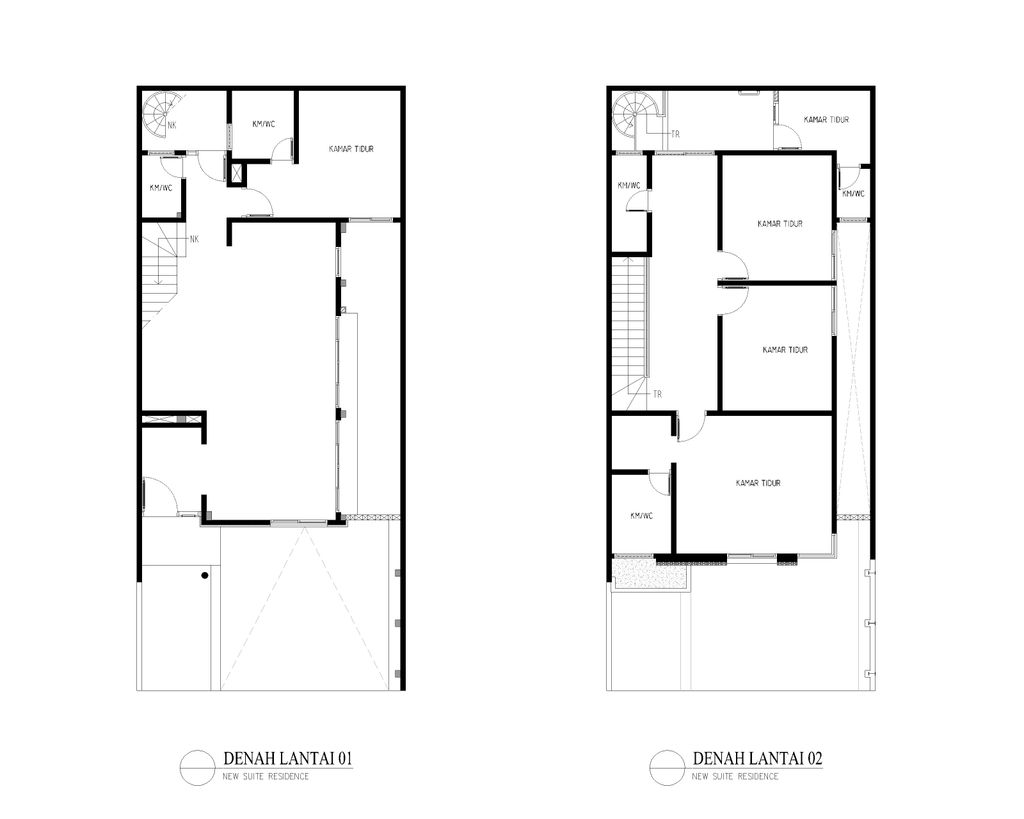 foto denah rumah tipe New Suite perumahan Insignia Residence