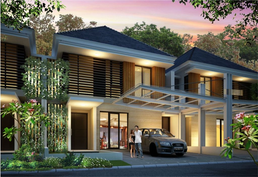 foto tampak rumah tipe Suite perumahan Insignia Residence