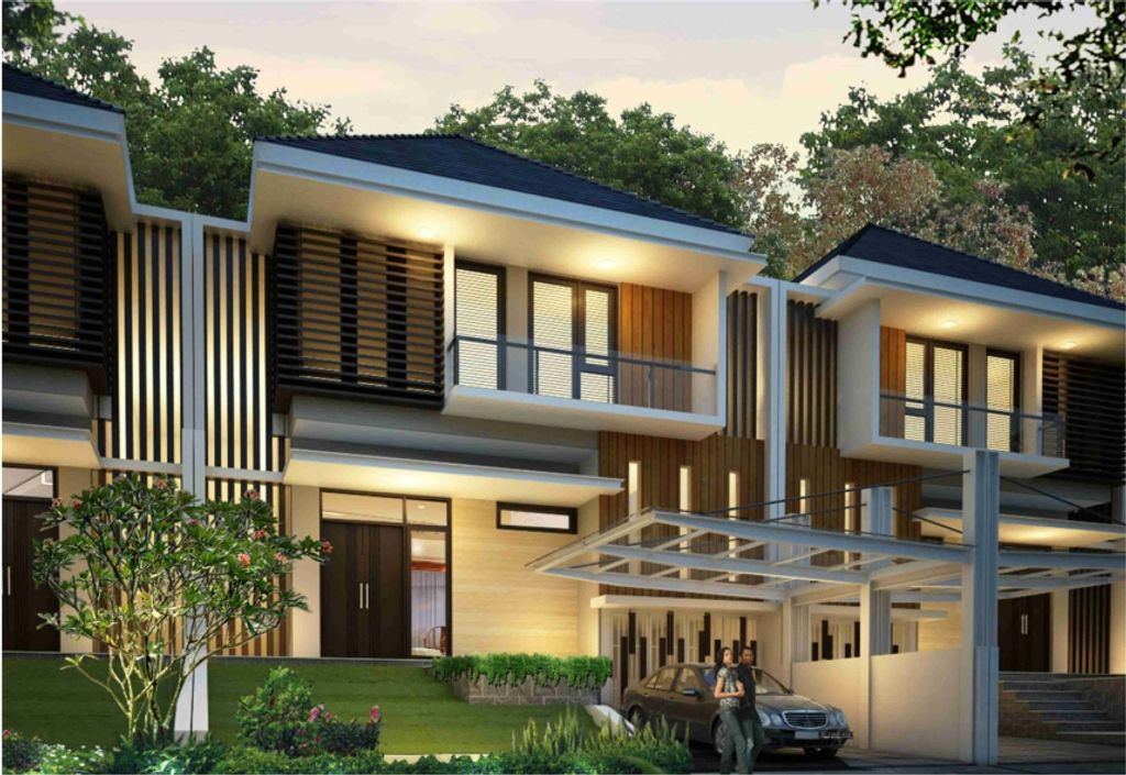 foto tampak rumah tipe Presidential perumahan Insignia Residence