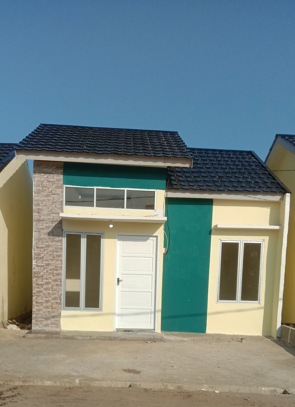 foto tampak rumah tipe 36 perumahan GRAND BATIQ REGENCY 1 TAHAP 5