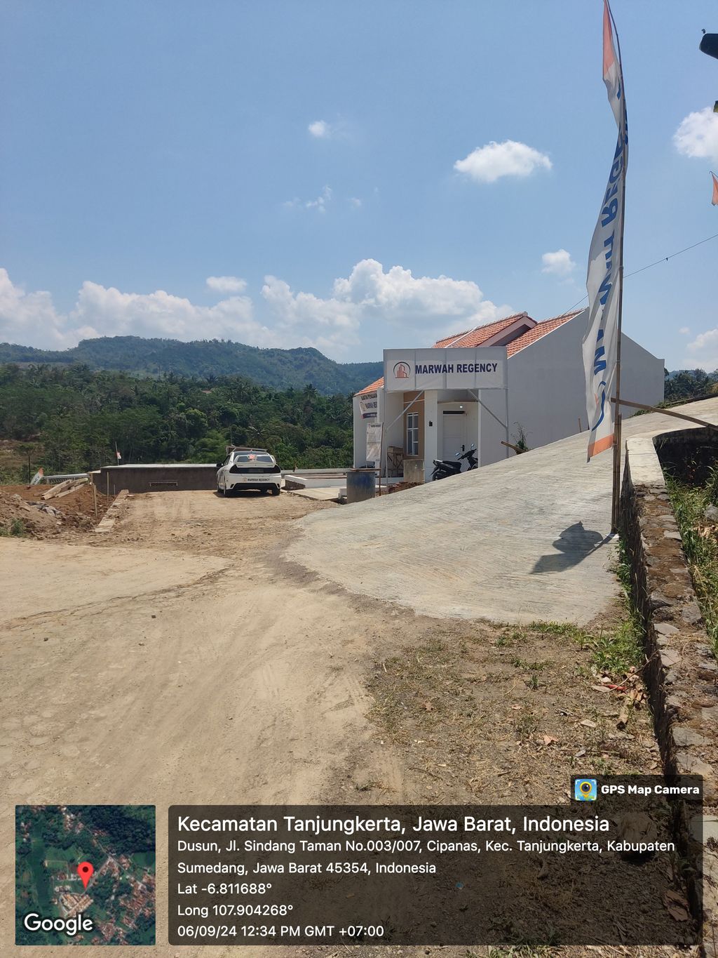 foto gerbang perumahan Marwah Regency