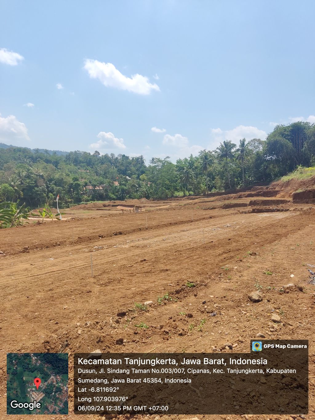 foto posisi tengah perumahan Marwah Regency