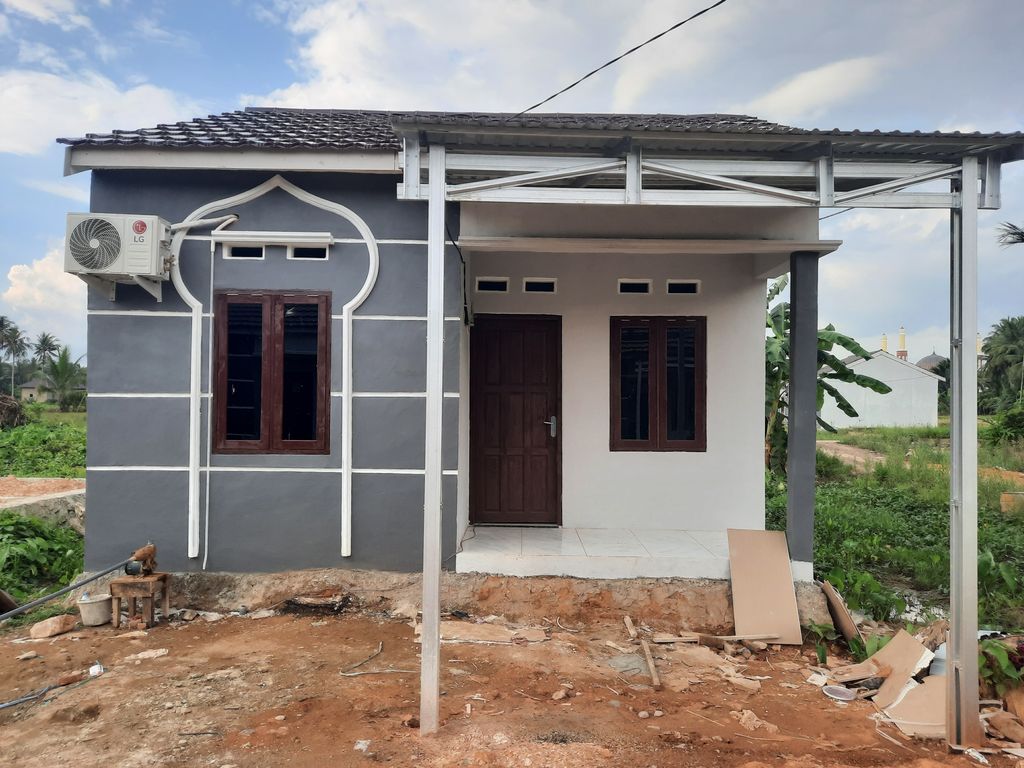 foto tampak rumah tipe 36 perumahan Sri Ratu Residence 2