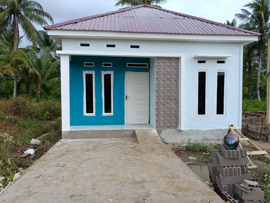 foto tampak rumah tipe 36 perumahan MULIA LESTARI RESIDENCE