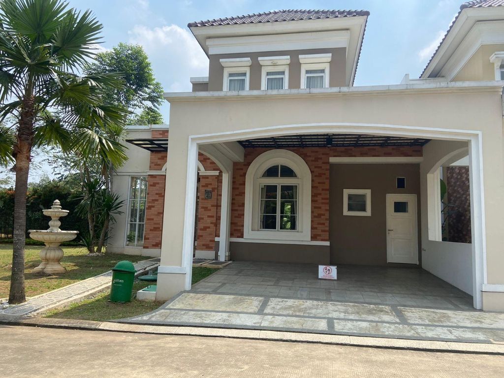 foto tampak rumah tipe NS3-0060 perumahan SERPONG NATURA CITY