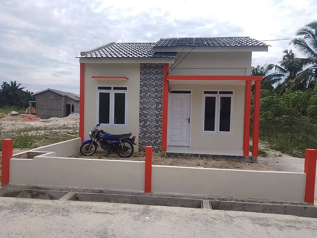foto tampak rumah tipe RSH perumahan GRAHA AGRO SAKINAH