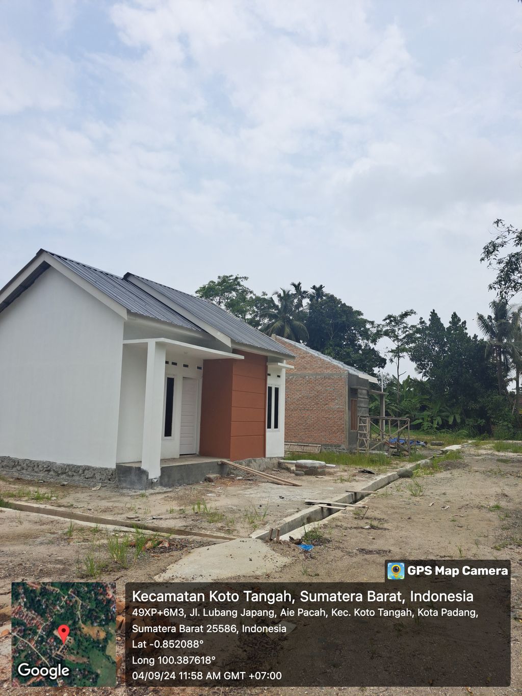 foto posisi tengah perumahan NAMRA GREEN VILLAGE 3