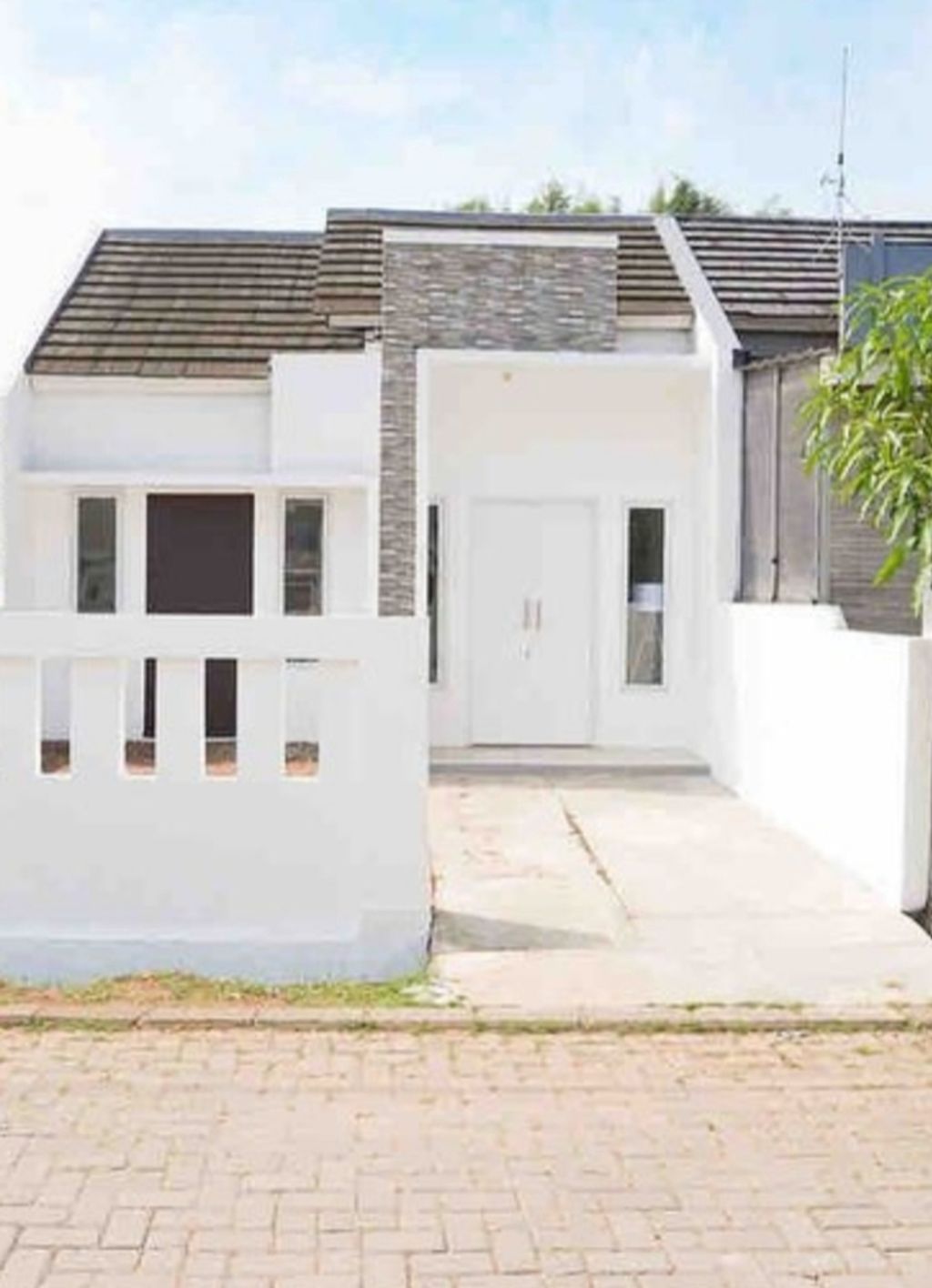 foto tampak rumah tipe BLOK I perumahan PAMULANG PARK RESIDENCE TAHAP 2